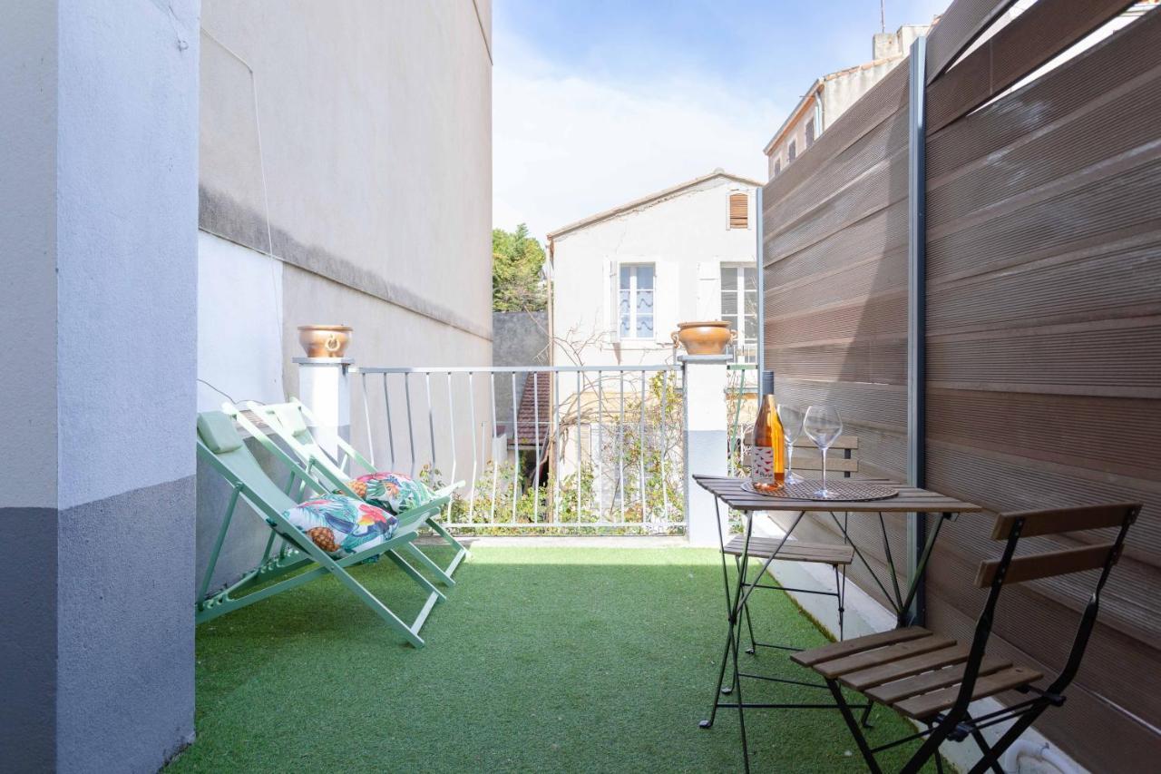 Studio Blancarde Terrasse Parking Clim Marseille Exterior photo